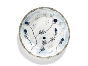 【セラックス/SERAX / GOODS】のMIDNIGHT FLOWERS by MARNI Deep Plate M Mirtillo Tea / ミッドナイトフラワーズ バイ マルニ ディーププレート M ミルティッロティー 22cm 人気、トレンドファッション・服の通販 founy(ファニー) イタリア Italy オレンジ Orange テーブル Table, Dining Table 手描き Hand-Drawn, Illustrated フォルム Silhouette, Form ラベンダー Lavender 送料無料 Free Shipping |ID:prp329100004660657
