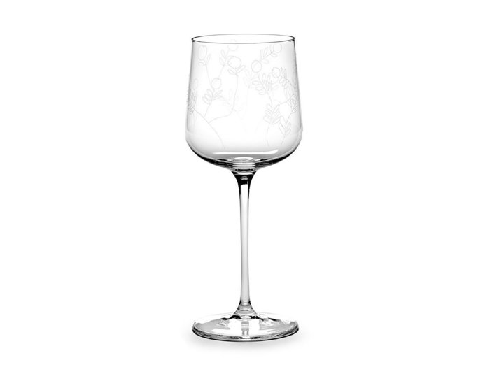 【セラックス/SERAX / GOODS】のMIDNIGHT FLOWERS by MARNI White Wine Glass Mirtillo Tea / ミッドナイトフラワーズ バイ マルニ ホワイトワイン ミルティッロティー インテリア・キッズ・メンズ・レディースファッション・服の通販 founy(ファニー) https://founy.com/ イタリア Italy オレンジ Orange グラス Glass, Eyewear テーブル Table, Dining Table モチーフ Motif, Design Theme ラベンダー Lavender 手描き Hand-Drawn, Illustrated |ID: prp329100004660664 ipo3291000000033727577