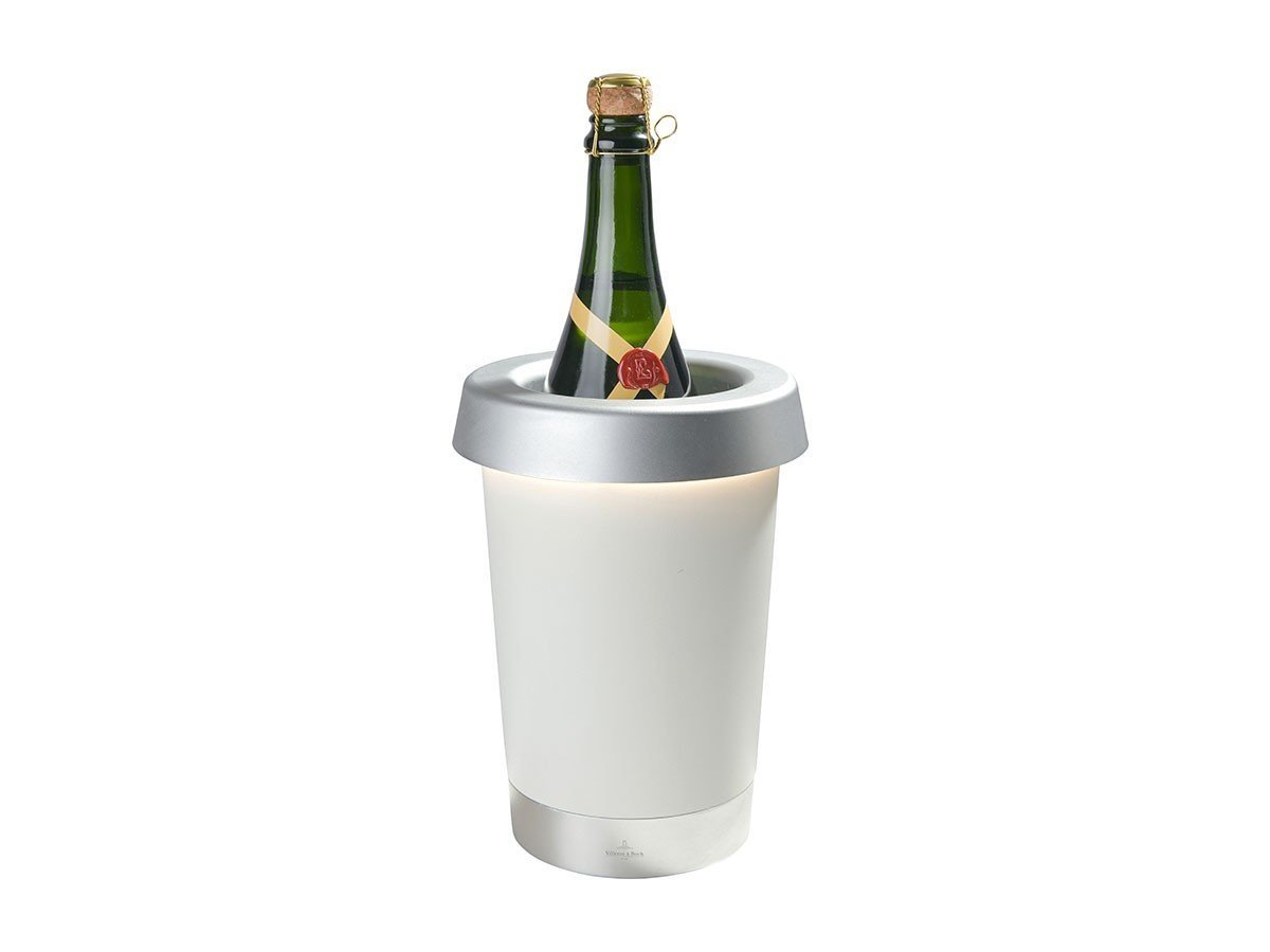 【ビレロイ&ボッホ/Villeroy&Boch / GOODS】のBORDEAUX Table lamp Bottle Cooler / ボルドー ライティングワインクーラー インテリア・キッズ・メンズ・レディースファッション・服の通販 founy(ファニー) 　送料無料　Free Shipping　アウトドア　Outdoor Clothing　テーブル　Table, Dining Table　ホワイト|ID: prp329100004671496 ipo3291000000033770240