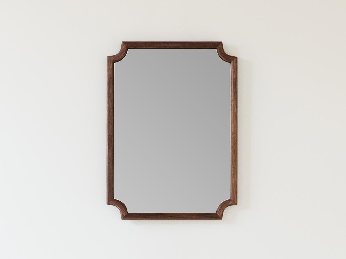 【松井木工/MATSUI MOKKO / GOODS】のSAJI Mirror KAKU 30/41 / サジ ミラー カク 30/41 インテリア・キッズ・メンズ・レディースファッション・服の通販 founy(ファニー) 　送料無料　Free Shipping　シンプル　Simple, Minimal　フレーム　Frame, Outline　モダン　Modern, Contemporary　モチーフ　Motif, Design Theme　ホーム・キャンプ・アウトドア・お取り寄せ　Home Living / Home & Lifestyle / Camping Gear / Outdoor Camping　家具・インテリア　Home Furniture & Interior. Stylish & Functional Living Spaces　ミラー・ドレッサー　Mirrors & Dressers　壁掛けミラー・全身鏡・スタンドミラー　Wall Mirror　ホーム・キャンプ・アウトドア・お取り寄せ　Home Living / Home & Lifestyle / Camping Gear / Outdoor Camping　家具・インテリア　Home Furniture & Interior. Stylish & Functional Living Spaces　ミラー・ドレッサー　Mirrors & Dressers　ドレッサー・ミラー付き化粧台　Vanity Table for Bedroom　ウッド:ウォールナット|ID: prp329100004671507 ipo3291000000033770279