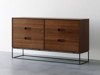 【松井木工/MATSUI MOKKO / GOODS】のLAF Chest 6drawers / ラフ リビングチェスト 6ドロワー 幅160cm(木面 / 鉄脚) 人気、トレンドファッション・服の通販 founy(ファニー) スリム Slim, Slim Fit チェリー Cherry, Cherry Pattern フレーム Frame, Outline ホーム・キャンプ・アウトドア・お取り寄せ Home Living / Home & Lifestyle / Camping Gear / Outdoor Camping 家具・インテリア Home Furniture & Interior. Stylish & Functional Living Spaces 収納家具・キャビネット Storage Furniture チェスト・収納引き出し Drawers / Storage Chest ホーム・キャンプ・アウトドア・お取り寄せ Home Living / Home & Lifestyle / Camping Gear / Outdoor Camping 家具・インテリア Home Furniture & Interior. Stylish & Functional Living Spaces 収納家具・キャビネット Storage Furniture サイドボード・リビング収納 Cabinet / Storage Cabinet |ID:prp329100004671508