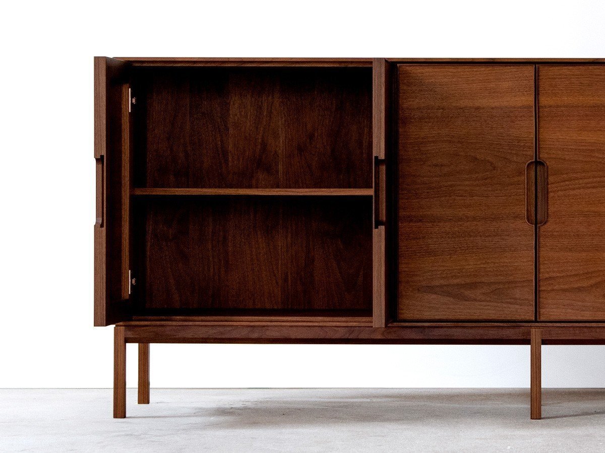 【松井木工/MATSUI MOKKO / GOODS】のLAF Cabinet 6doors / ラフ キャビネット 6ドア 幅200cm(木面 / 鉄脚) インテリア・キッズ・メンズ・レディースファッション・服の通販 founy(ファニー) 　スリム　Slim, Slim Fit　チェリー　Cherry, Cherry Pattern　フレーム　Frame, Outline　ホーム・キャンプ・アウトドア・お取り寄せ　Home Living / Home & Lifestyle / Camping Gear / Outdoor Camping　家具・インテリア　Home Furniture & Interior. Stylish & Functional Living Spaces　収納家具・キャビネット　Storage Furniture　収納キャビネット・扉付き棚　Cabinet / Storage Cabinet　ホーム・キャンプ・アウトドア・お取り寄せ　Home Living / Home & Lifestyle / Camping Gear / Outdoor Camping　家具・インテリア　Home Furniture & Interior. Stylish & Functional Living Spaces　収納家具・キャビネット　Storage Furniture　サイドボード・リビング収納　Cabinet / Storage Cabinet　扉内参考イメージ|ID: prp329100004671511 ipo3291000000033770298