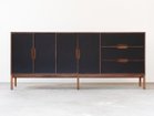 【松井木工/MATSUI MOKKO / GOODS】のLAF Cabinet 4doors + 3drawers / ラフ キャビネット 4ドア + 3ドロワー 幅200cm(再生レザー面 / 木脚) 人気、トレンドファッション・服の通販 founy(ファニー) ヴィンテージ Vintage Style チェリー Cherry, Cherry Pattern モダン Modern, Contemporary ラグジュアリー Luxury, Elegant リアル Real, Realistic ホーム・キャンプ・アウトドア・お取り寄せ Home Living / Home & Lifestyle / Camping Gear / Outdoor Camping 家具・インテリア Home Furniture & Interior. Stylish & Functional Living Spaces 収納家具・キャビネット Storage Furniture 収納キャビネット・扉付き棚 Cabinet / Storage Cabinet ホーム・キャンプ・アウトドア・お取り寄せ Home Living / Home & Lifestyle / Camping Gear / Outdoor Camping 家具・インテリア Home Furniture & Interior. Stylish & Functional Living Spaces 収納家具・キャビネット Storage Furniture サイドボード・リビング収納 Cabinet / Storage Cabinet thumbnail ウッド:ウォールナット、再生レザー:ブラック|ID: prp329100004671513 ipo3291000000033770303