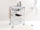 【フライミー ブラン/FLYMEe Blanc / GOODS】のMARBLE TOP WAGON L / 大理石天板ワゴン Lサイズ -|ID: prp329100004688144 ipo3291000000033854552