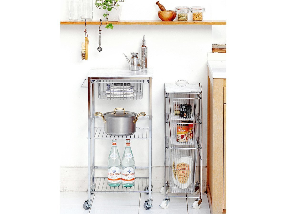 【フライミー ブラン/FLYMEe Blanc / GOODS】のMARBLE TOP WAGON L / 大理石天板ワゴン Lサイズ インテリア・キッズ・メンズ・レディースファッション・服の通販 founy(ファニー) 　送料無料　Free Shipping　サニタリー　Sanitary, Hygiene Item　タオル　Towel, Bath Towel　バスケット　Basket, Basket Bag　ホーム・キャンプ・アウトドア・お取り寄せ　Home Living / Home & Lifestyle / Camping Gear / Outdoor Camping　家具・インテリア　Home Furniture & Interior. Stylish & Functional Living Spaces　収納家具・キャビネット　Storage Furniture　チェストワゴン・移動式収納　Mobile Wagon　|ID: prp329100004688144 ipo3291000000033854555