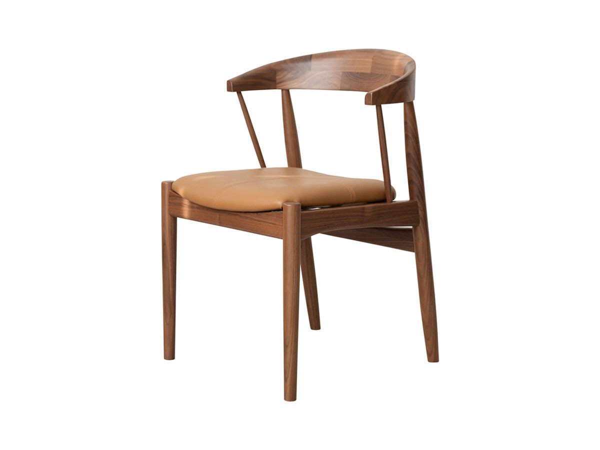 【ノーウェアライクホーム/NOWHERE LIKE HOME / GOODS】のAREN Dining Chair / アレン ダイニングチェア インテリア・キッズ・メンズ・レディースファッション・服の通販 founy(ファニー) 　送料無料　Free Shipping　ホーム・キャンプ・アウトドア・お取り寄せ　Home Living / Home & Lifestyle / Camping Gear / Outdoor Camping　家具・インテリア　Home Furniture & Interior. Stylish & Functional Living Spaces　チェア・椅子　Seating & Chairs　ダイニングチェア・木製チェア　Dining Chairs　ウォールナット × キャメル|ID: prp329100004693174 ipo3291000000033886995