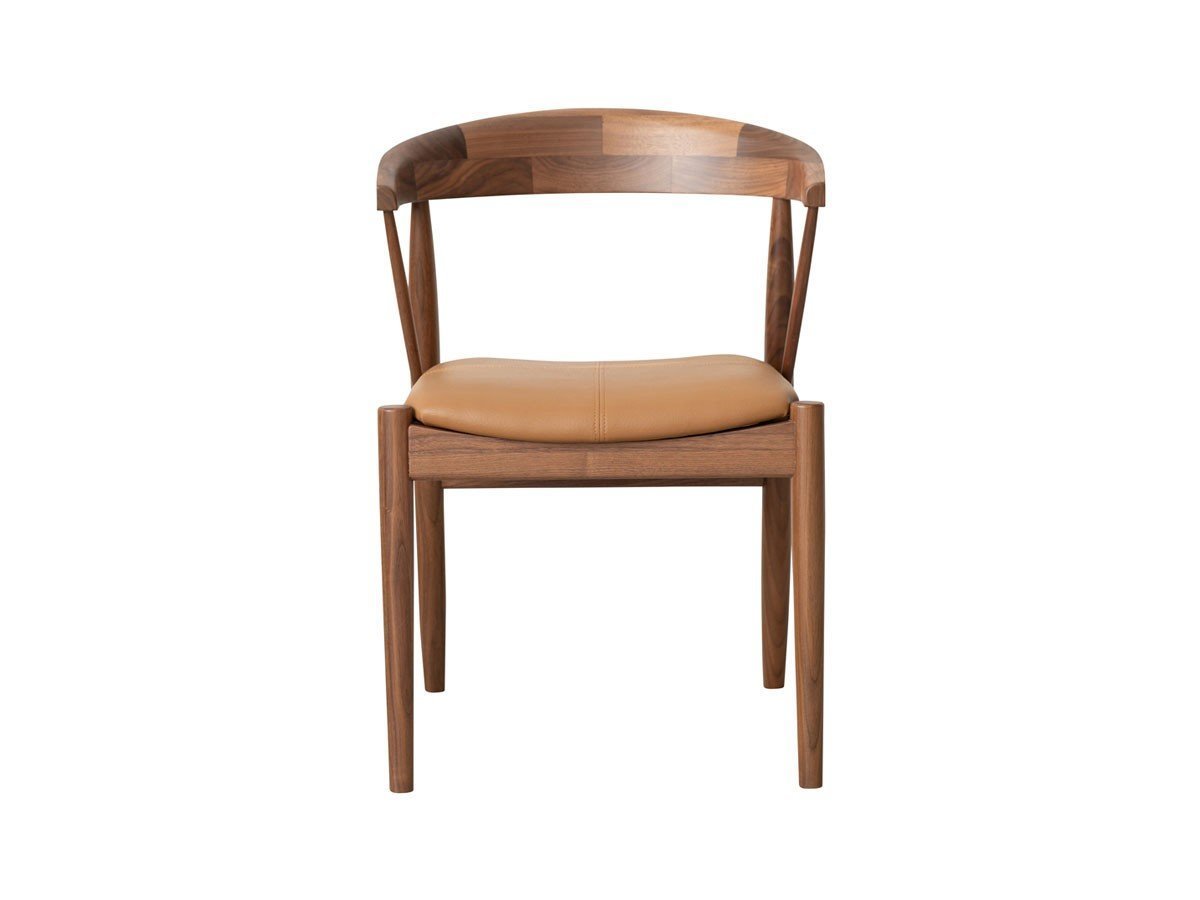 【ノーウェアライクホーム/NOWHERE LIKE HOME / GOODS】のAREN Dining Chair / アレン ダイニングチェア インテリア・キッズ・メンズ・レディースファッション・服の通販 founy(ファニー) 　送料無料　Free Shipping　ホーム・キャンプ・アウトドア・お取り寄せ　Home Living / Home & Lifestyle / Camping Gear / Outdoor Camping　家具・インテリア　Home Furniture & Interior. Stylish & Functional Living Spaces　チェア・椅子　Seating & Chairs　ダイニングチェア・木製チェア　Dining Chairs　ウォールナット × キャメル|ID: prp329100004693174 ipo3291000000033887003