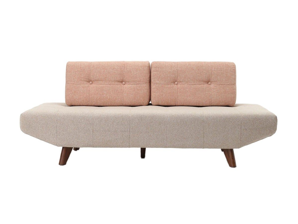 【ジャーナルスタンダード ファニチャー/journal standard Furniture / GOODS】のPLAYA SOFA / プラヤ ソファ ベース 幅180cm + 背クッション L 2点 インテリア・キッズ・メンズ・レディースファッション・服の通販 founy(ファニー) 　クッション　Cushion, Throw Pillow　シンプル　Simple, Minimal　フォルム　Silhouette, Form　リラックス　Relax, Relaxed Fit　ホーム・キャンプ・アウトドア・お取り寄せ　Home Living / Home & Lifestyle / Camping Gear / Outdoor Camping　家具・インテリア　Home Furniture & Interior. Stylish & Functional Living Spaces　ソファー　Couches & Sofas　ベース張地:ベージュ、背クッション張地:サーモンピンク|ID: prp329100004695593 ipo3291000000033907837