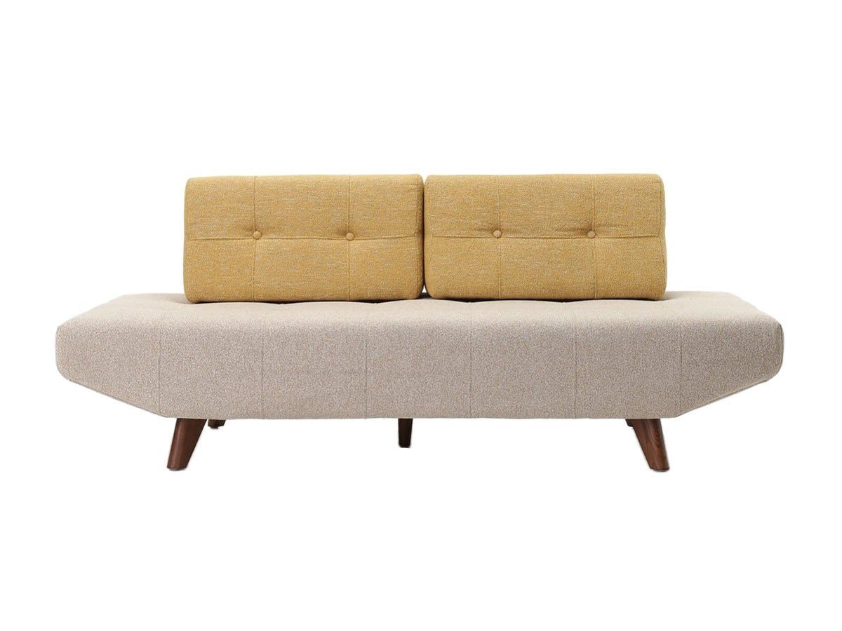 【ジャーナルスタンダード ファニチャー/journal standard Furniture / GOODS】のPLAYA SOFA / プラヤ ソファ ベース 幅180cm + 背クッション L 2点 インテリア・キッズ・メンズ・レディースファッション・服の通販 founy(ファニー) 　クッション　Cushion, Throw Pillow　シンプル　Simple, Minimal　フォルム　Silhouette, Form　リラックス　Relax, Relaxed Fit　ホーム・キャンプ・アウトドア・お取り寄せ　Home Living / Home & Lifestyle / Camping Gear / Outdoor Camping　家具・インテリア　Home Furniture & Interior. Stylish & Functional Living Spaces　ソファー　Couches & Sofas　ベース張地:ベージュ、背クッション張地:イエロー|ID: prp329100004695593 ipo3291000000033907839