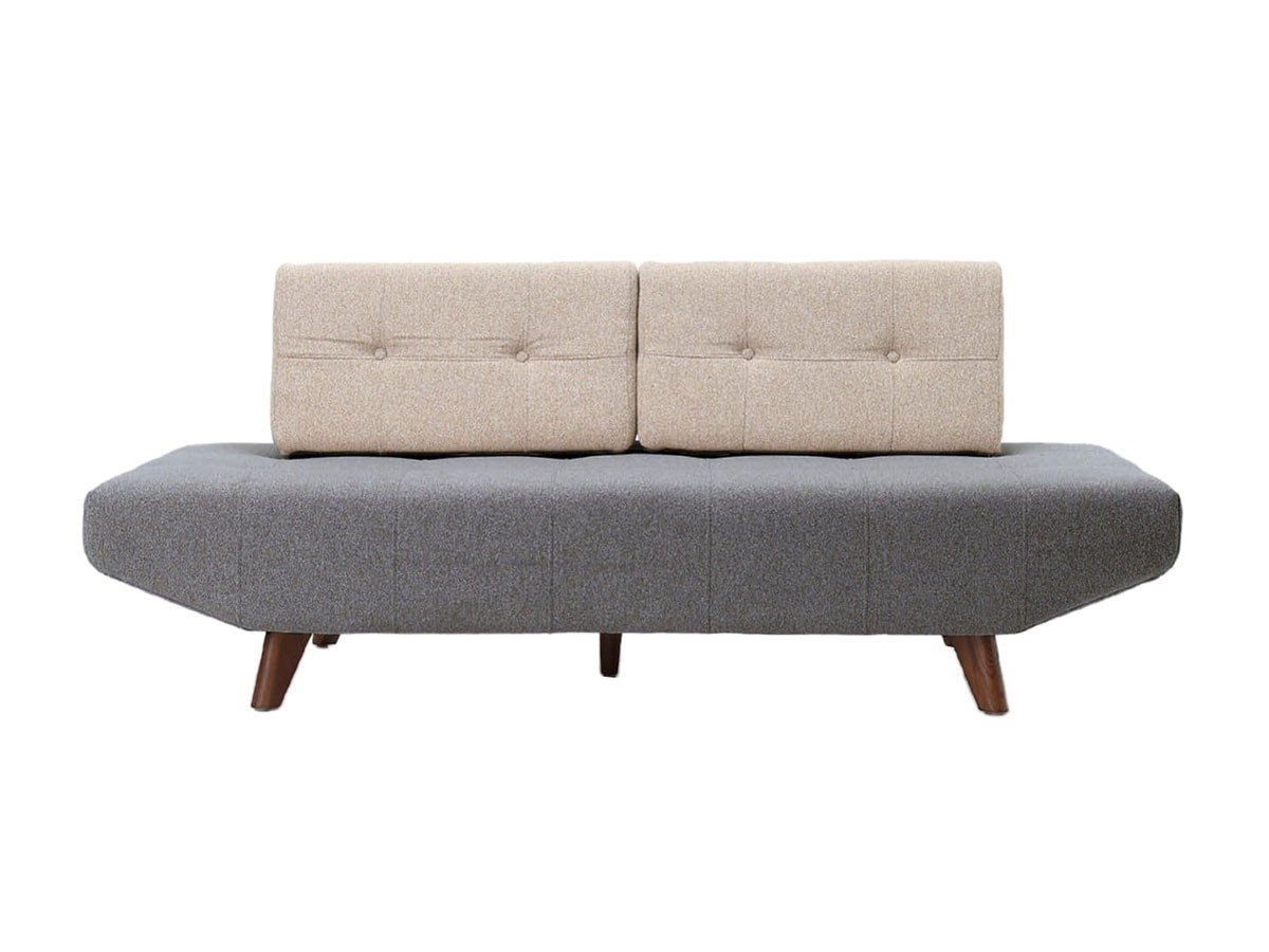 【ジャーナルスタンダード ファニチャー/journal standard Furniture / GOODS】のPLAYA SOFA / プラヤ ソファ ベース 幅180cm + 背クッション L 2点 インテリア・キッズ・メンズ・レディースファッション・服の通販 founy(ファニー) 　クッション　Cushion, Throw Pillow　シンプル　Simple, Minimal　フォルム　Silhouette, Form　リラックス　Relax, Relaxed Fit　ホーム・キャンプ・アウトドア・お取り寄せ　Home Living / Home & Lifestyle / Camping Gear / Outdoor Camping　家具・インテリア　Home Furniture & Interior. Stylish & Functional Living Spaces　ソファー　Couches & Sofas　ベース張地:グレー、背クッション張地:ベージュ|ID: prp329100004695593 ipo3291000000033907846