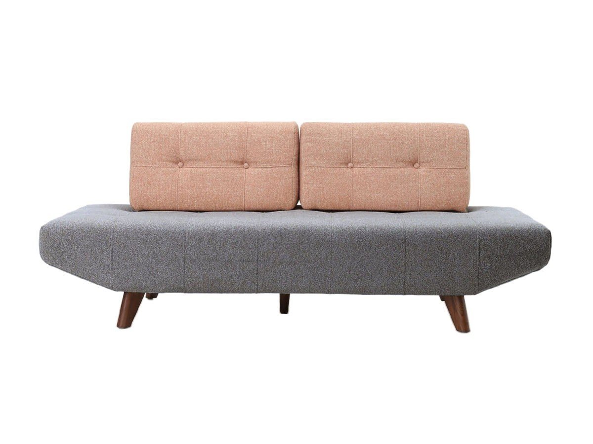 【ジャーナルスタンダード ファニチャー/journal standard Furniture / GOODS】のPLAYA SOFA / プラヤ ソファ ベース 幅180cm + 背クッション L 2点 インテリア・キッズ・メンズ・レディースファッション・服の通販 founy(ファニー) 　クッション　Cushion, Throw Pillow　シンプル　Simple, Minimal　フォルム　Silhouette, Form　リラックス　Relax, Relaxed Fit　ホーム・キャンプ・アウトドア・お取り寄せ　Home Living / Home & Lifestyle / Camping Gear / Outdoor Camping　家具・インテリア　Home Furniture & Interior. Stylish & Functional Living Spaces　ソファー　Couches & Sofas　ベース張地:グレー、背クッション張地:サーモンピンク|ID: prp329100004695593 ipo3291000000033907848