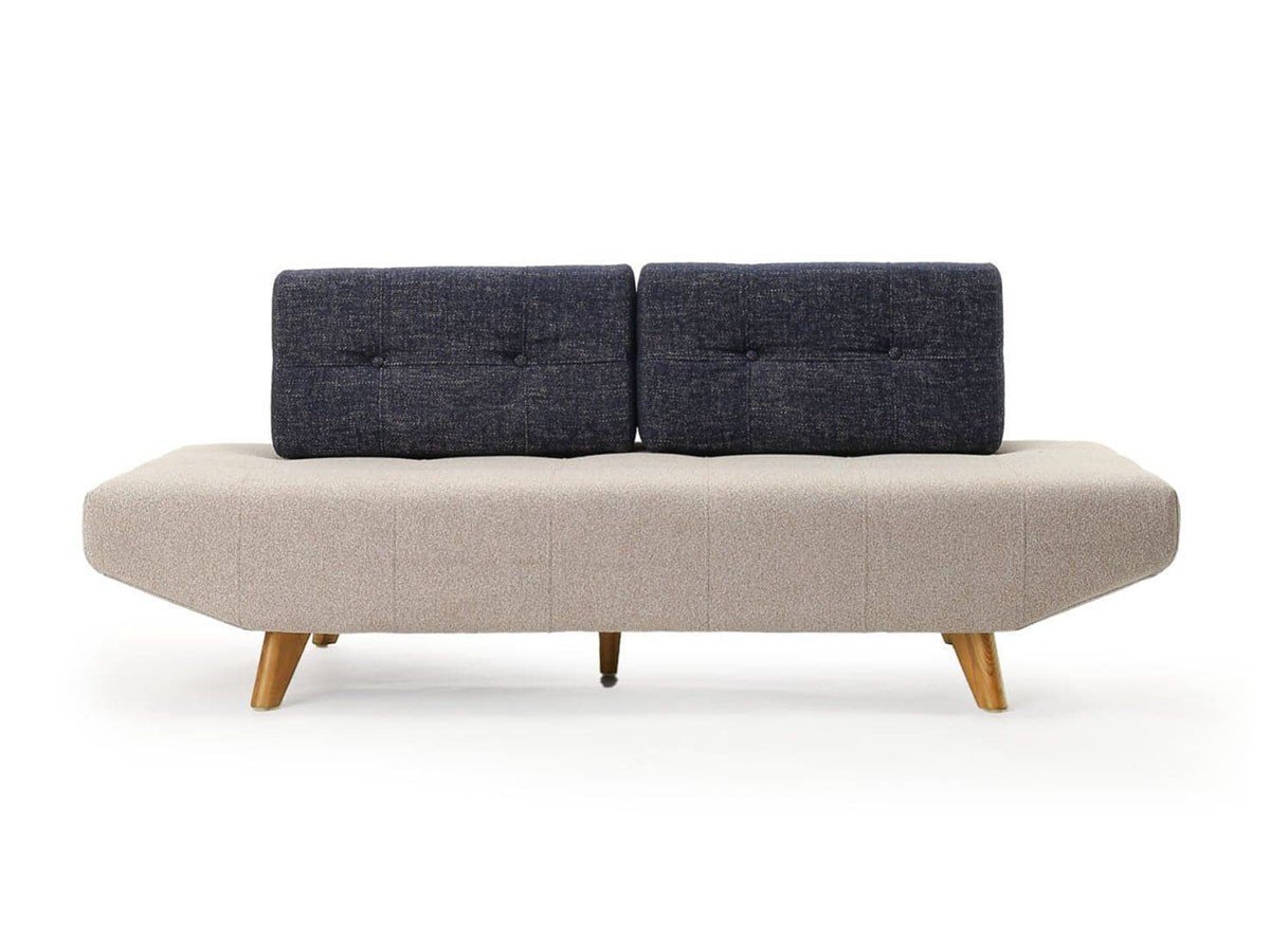 【ジャーナルスタンダード ファニチャー/journal standard Furniture / GOODS】のPLAYA SOFA / プラヤ ソファ ベース 幅180cm + 背クッション L 2点 インテリア・キッズ・メンズ・レディースファッション・服の通販 founy(ファニー) 　クッション　Cushion, Throw Pillow　シンプル　Simple, Minimal　フォルム　Silhouette, Form　ホーム・キャンプ・アウトドア・お取り寄せ　Home Living / Home & Lifestyle / Camping Gear / Outdoor Camping　家具・インテリア　Home Furniture & Interior. Stylish & Functional Living Spaces　ソファー　Couches & Sofas　ベース張地:ベージュ、背クッション張地:ネイビー|ID: prp329100004695593 ipo3291000000034736407