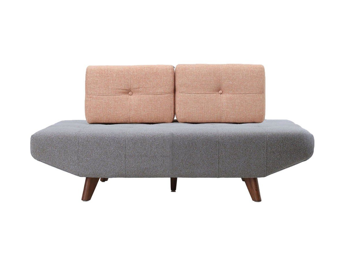 【ジャーナルスタンダード ファニチャー/journal standard Furniture / GOODS】のPLAYA SOFA / プラヤ ソファ ベース 幅154.5cm + 背クッション S 2点 インテリア・キッズ・メンズ・レディースファッション・服の通販 founy(ファニー) 　クッション　Cushion, Throw Pillow　シンプル　Simple, Minimal　フォルム　Silhouette, Form　リラックス　Relax, Relaxed Fit　ホーム・キャンプ・アウトドア・お取り寄せ　Home Living / Home & Lifestyle / Camping Gear / Outdoor Camping　家具・インテリア　Home Furniture & Interior. Stylish & Functional Living Spaces　ソファー　Couches & Sofas　ベース張地:グレー、背クッション張地:サーモンピンク|ID: prp329100004695599 ipo3291000000033907892
