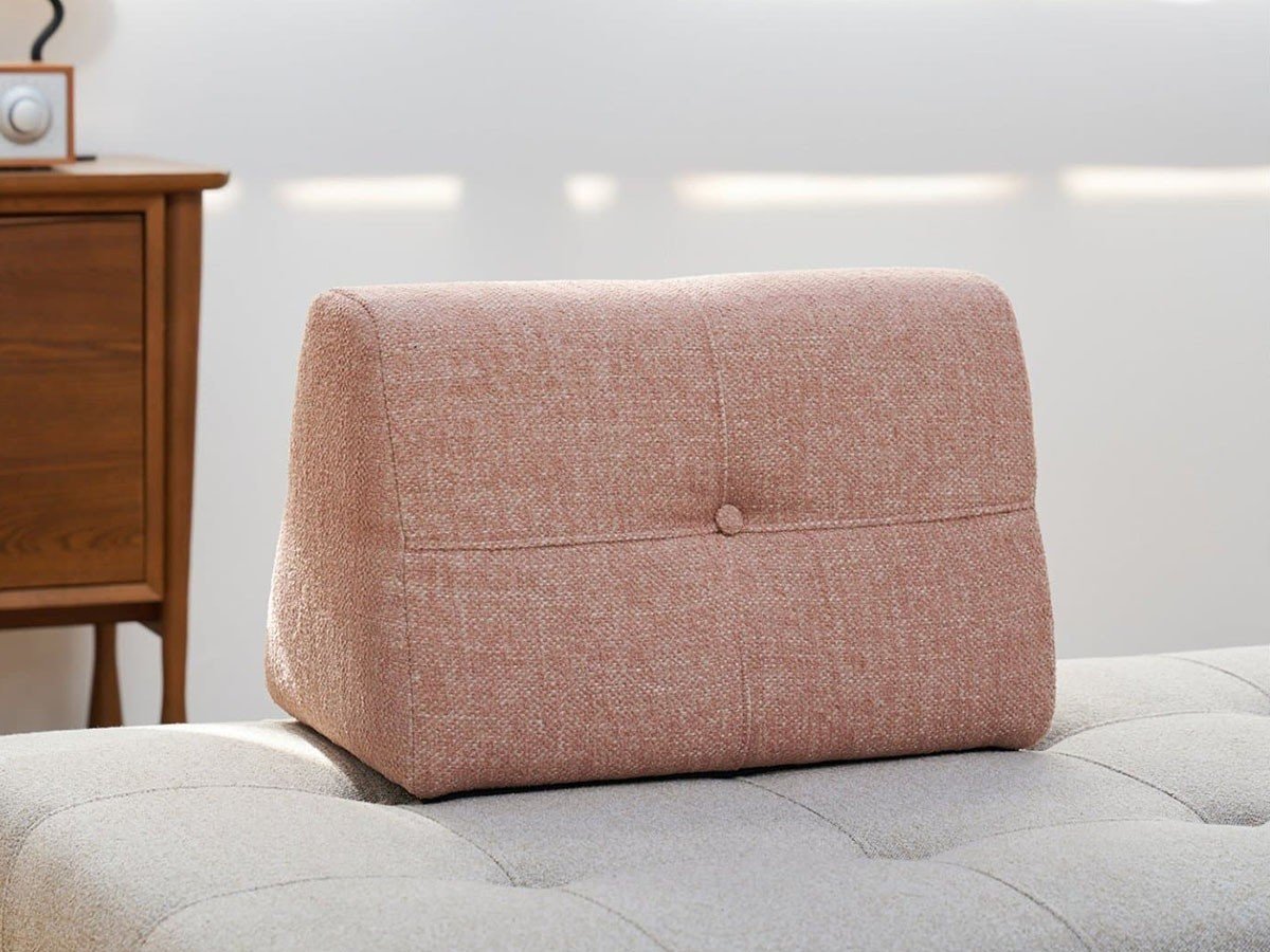 【ジャーナルスタンダード ファニチャー/journal standard Furniture / GOODS】のPLAYA SOFA / プラヤ ソファ ベース 幅154.5cm + 背クッション S 2点 インテリア・キッズ・メンズ・レディースファッション・服の通販 founy(ファニー) 　クッション　Cushion, Throw Pillow　シンプル　Simple, Minimal　フォルム　Silhouette, Form　リラックス　Relax, Relaxed Fit　ホーム・キャンプ・アウトドア・お取り寄せ　Home Living / Home & Lifestyle / Camping Gear / Outdoor Camping　家具・インテリア　Home Furniture & Interior. Stylish & Functional Living Spaces　ソファー　Couches & Sofas　背クッション張地:サーモンピンク|ID: prp329100004695599 ipo3291000000033907918