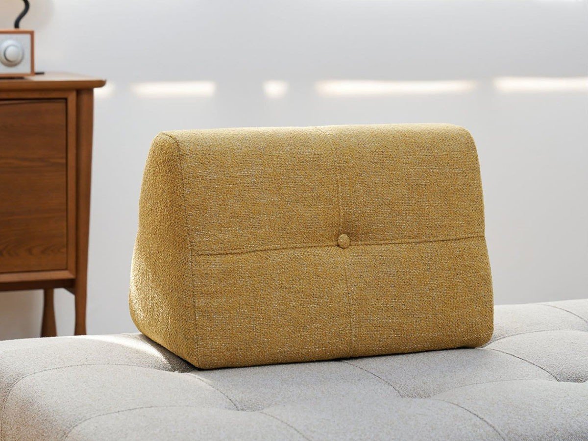 【ジャーナルスタンダード ファニチャー/journal standard Furniture / GOODS】のPLAYA SOFA / プラヤ ソファ ベース 幅154.5cm + 背クッション S 2点 インテリア・キッズ・メンズ・レディースファッション・服の通販 founy(ファニー) 　クッション　Cushion, Throw Pillow　シンプル　Simple, Minimal　フォルム　Silhouette, Form　リラックス　Relax, Relaxed Fit　ホーム・キャンプ・アウトドア・お取り寄せ　Home Living / Home & Lifestyle / Camping Gear / Outdoor Camping　家具・インテリア　Home Furniture & Interior. Stylish & Functional Living Spaces　ソファー　Couches & Sofas　背クッション張地:イエロー|ID: prp329100004695599 ipo3291000000033907919