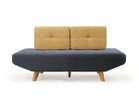 【ジャーナルスタンダード ファニチャー/journal standard Furniture / GOODS】のPLAYA SOFA / プラヤ ソファ ベース 幅154.5cm + 背クッション S 2点 ベース張地:グレー、背クッション張地:イエロー|ID: prp329100004695599 ipo3291000000034736427