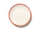 【セラックス/SERAX / GOODS】のDE by ANN DEMEULEMEESTER Plate 17.5cm White/Red Variation 2 / デー バイ アン・ドゥムルメステール プレート 17.5cm ホワイト/レッド バリエーション 2 -|ID: prp329100004707027 ipo3291000000033996413