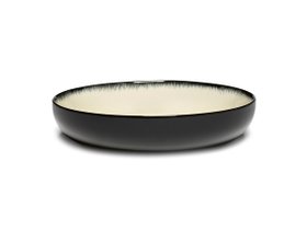 【セラックス/SERAX / GOODS】 DE by ANN DEMEULEMEESTER High Plate 18.5cm White/Black Variation D / デー バイ アン・ドゥムルメステール ハイプレート 18.5cm ホワイト/ブラック バリエーション D人気、トレンドファッション・服の通販 founy(ファニー) グラデーション Gradient, Ombre テーブル Table, Dining Table プレート Plate, Dish 手描き Hand-Drawn, Illustrated |ID:prp329100004707038
