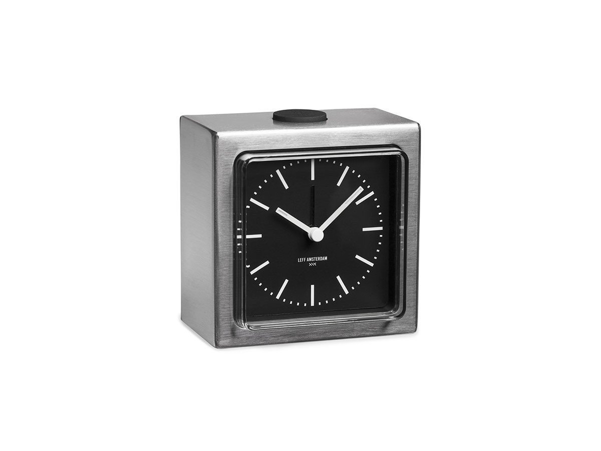 【レフ アムステルダム/LEFF AMSTERDAM / GOODS】のBlock Alarm Clock / ブロック アラーム クロック インテリア・キッズ・メンズ・レディースファッション・服の通販 founy(ファニー) 　シンプル　Simple, Minimal　ブロック　Block, Solid Block Pattern　時計　Watch, Wristwatch　ホーム・キャンプ・アウトドア・お取り寄せ　Home Living / Home & Lifestyle / Camping Gear / Outdoor Camping　家具・インテリア　Home Furniture & Interior. Stylish & Functional Living Spaces　その他 インテリア雑貨、家具　Home Decor & Furniture Extras　スチール / ブラック|ID: prp329100004709618 ipo3291000000034018325