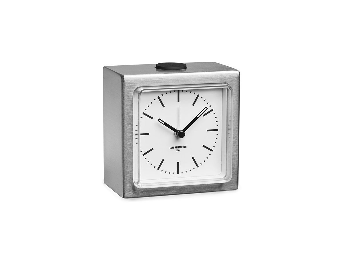 【レフ アムステルダム/LEFF AMSTERDAM / GOODS】のBlock Alarm Clock / ブロック アラーム クロック インテリア・キッズ・メンズ・レディースファッション・服の通販 founy(ファニー) 　シンプル　Simple, Minimal　ブロック　Block, Solid Block Pattern　時計　Watch, Wristwatch　ホーム・キャンプ・アウトドア・お取り寄せ　Home Living / Home & Lifestyle / Camping Gear / Outdoor Camping　家具・インテリア　Home Furniture & Interior. Stylish & Functional Living Spaces　その他 インテリア雑貨、家具　Home Decor & Furniture Extras　スチール / ホワイト|ID: prp329100004709618 ipo3291000000034018328