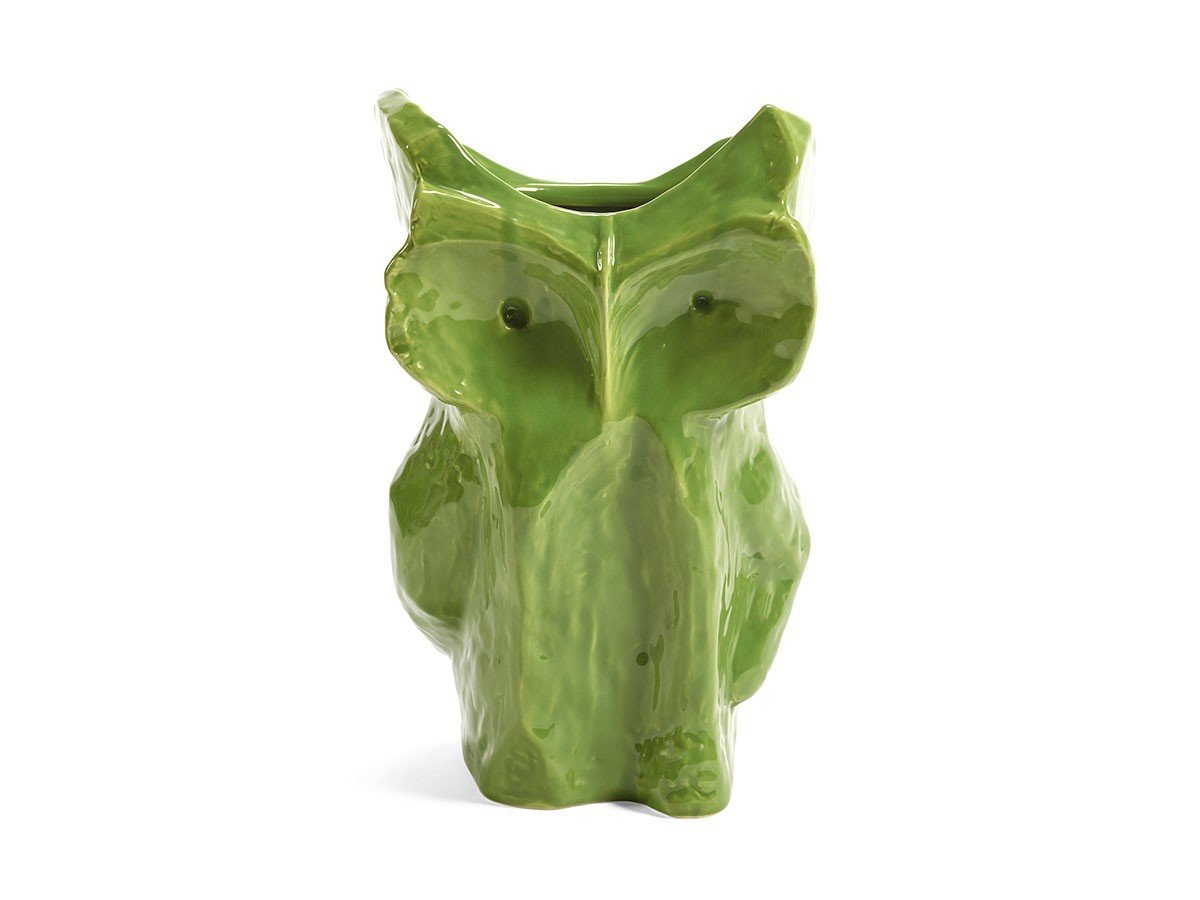 【セラックス/SERAX / GOODS】のAFTER MIDNIGHT by MARNI Owl Vase L / アフターミッドナイト バイ マルニ フクロウベース L インテリア・キッズ・メンズ・レディースファッション・服の通販 founy(ファニー) 　送料無料　Free Shipping　イタリア　Italy　フォルム　Silhouette, Form　フラワー　Flower, Floral　ホーム・キャンプ・アウトドア・お取り寄せ　Home Living / Home & Lifestyle / Camping Gear / Outdoor Camping　家具・インテリア　Home Furniture & Interior. Stylish & Functional Living Spaces　その他 インテリア雑貨、家具　Home Decor & Furniture Extras　グリーン|ID: prp329100004727904 ipo3291000000034156524