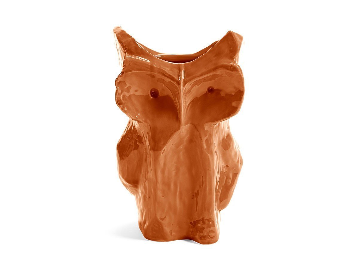 【セラックス/SERAX / GOODS】のAFTER MIDNIGHT by MARNI Owl Vase L / アフターミッドナイト バイ マルニ フクロウベース L インテリア・キッズ・メンズ・レディースファッション・服の通販 founy(ファニー) 　送料無料　Free Shipping　イタリア　Italy　フォルム　Silhouette, Form　フラワー　Flower, Floral　ホーム・キャンプ・アウトドア・お取り寄せ　Home Living / Home & Lifestyle / Camping Gear / Outdoor Camping　家具・インテリア　Home Furniture & Interior. Stylish & Functional Living Spaces　その他 インテリア雑貨、家具　Home Decor & Furniture Extras　オレンジ|ID: prp329100004727904 ipo3291000000034156527