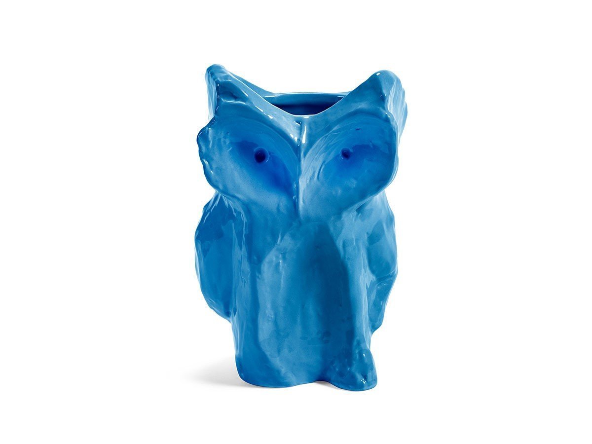 【セラックス/SERAX / GOODS】のAFTER MIDNIGHT by MARNI Owl Vase S / アフターミッドナイト バイ マルニ フクロウベース S インテリア・キッズ・メンズ・レディースファッション・服の通販 founy(ファニー) 　送料無料　Free Shipping　イタリア　Italy　フォルム　Silhouette, Form　フラワー　Flower, Floral　ホーム・キャンプ・アウトドア・お取り寄せ　Home Living / Home & Lifestyle / Camping Gear / Outdoor Camping　家具・インテリア　Home Furniture & Interior. Stylish & Functional Living Spaces　その他 インテリア雑貨、家具　Home Decor & Furniture Extras　ブルー|ID: prp329100004727906 ipo3291000000034156547