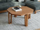 【タクト/TACT / GOODS】のLIVING TABLE / リビングテーブル 八角形 ロータイプ ウッド:クルミ、サイズ:幅85 × 奥行85cm|ID:prp329100004737672