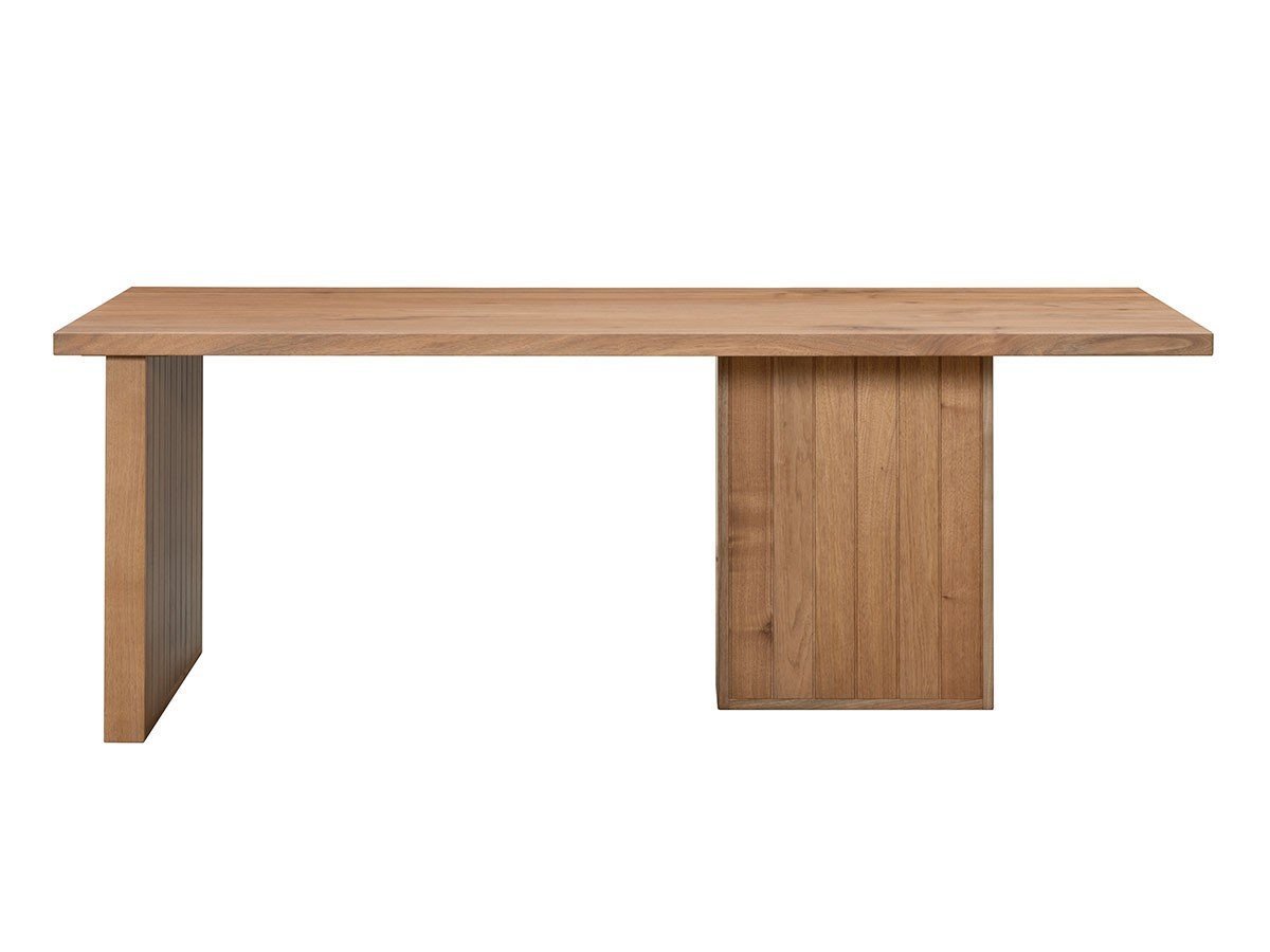 【タクト/TACT / GOODS】のDINING TABLE / ダイニングテーブル BOXパネル脚 インテリア・キッズ・メンズ・レディースファッション・服の通販 founy(ファニー) 　シンプル　Simple, Minimal　テーブル　Table, Dining Table　ボックス　Boxy, Box Shape　ホーム・キャンプ・アウトドア・お取り寄せ　Home Living / Home & Lifestyle / Camping Gear / Outdoor Camping　家具・インテリア　Home Furniture & Interior. Stylish & Functional Living Spaces　テーブル　Dining, Coffee & Side Tables　ダイニングテーブル・食卓テーブル　Dining Tables　天板:クルミ、脚部:クルミ、サイズ:幅210 × 奥行90cm|ID: prp329100004737674 ipo3291000000034221767