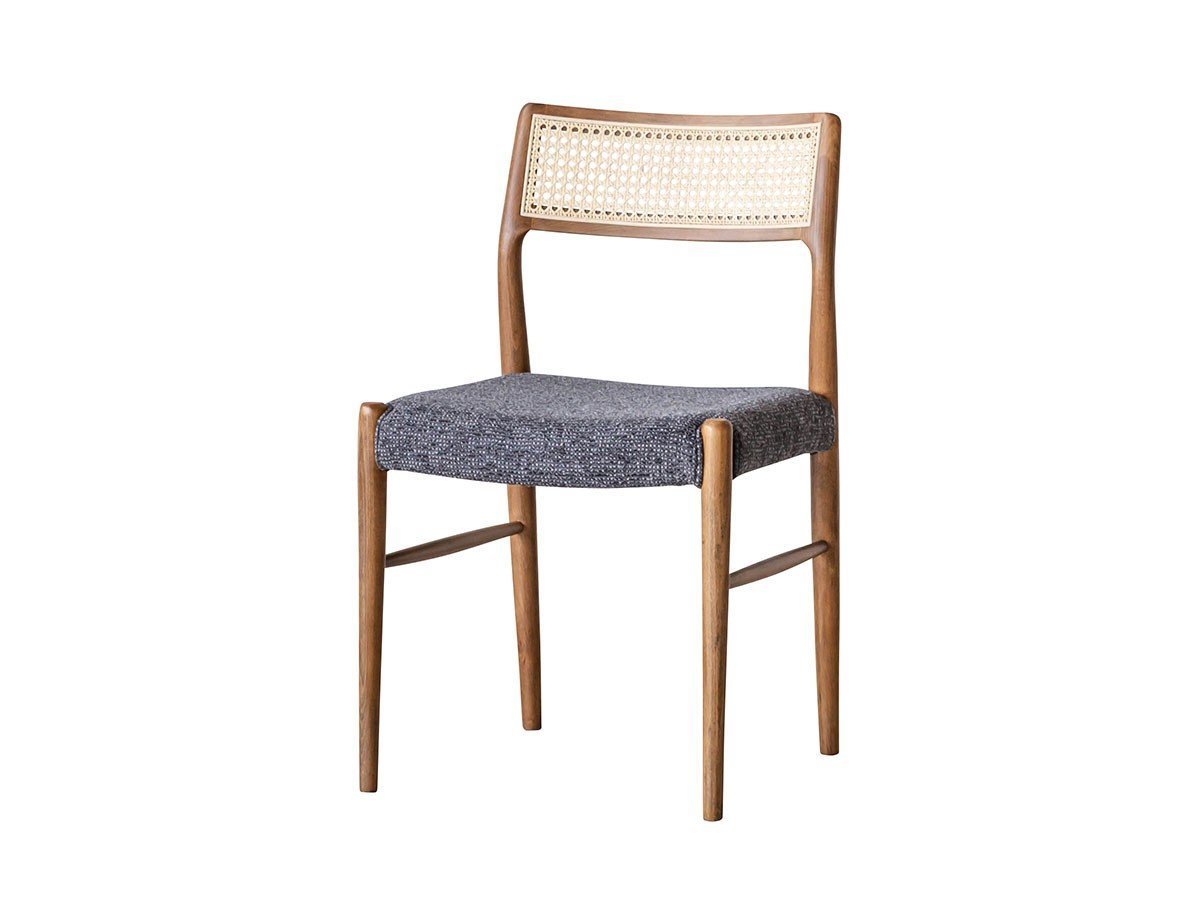 【ノル/NOR / CRASH GATE / GOODS】のIRMA CHAIR / イルマ チェア インテリア・キッズ・メンズ・レディースファッション・服の通販 founy(ファニー) 　シンプル　Simple, Minimal　ファブリック　Fabric, Textile　フィット　Fit, Slim Fit　フレーム　Frame, Outline　ラウンド　Round, Round Neck　ラタン　Rattan, Woven Rattan　ホーム・キャンプ・アウトドア・お取り寄せ　Home Living / Home & Lifestyle / Camping Gear / Outdoor Camping　家具・インテリア　Home Furniture & Interior. Stylish & Functional Living Spaces　チェア・椅子　Seating & Chairs　ダイニングチェア・木製チェア　Dining Chairs　張地:チャコール|ID: prp329100004738997 ipo3291000000034230697