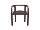 【フリッツ ハンセン/FRITZ HANSEN / GOODS】のAFTER / アフター アームチェア バーガンディ(カラードアッシュ)、シートクッション:スペクトラムレザー ブラックベリー|ID: prp329100004744680 ipo3291000000034295607
