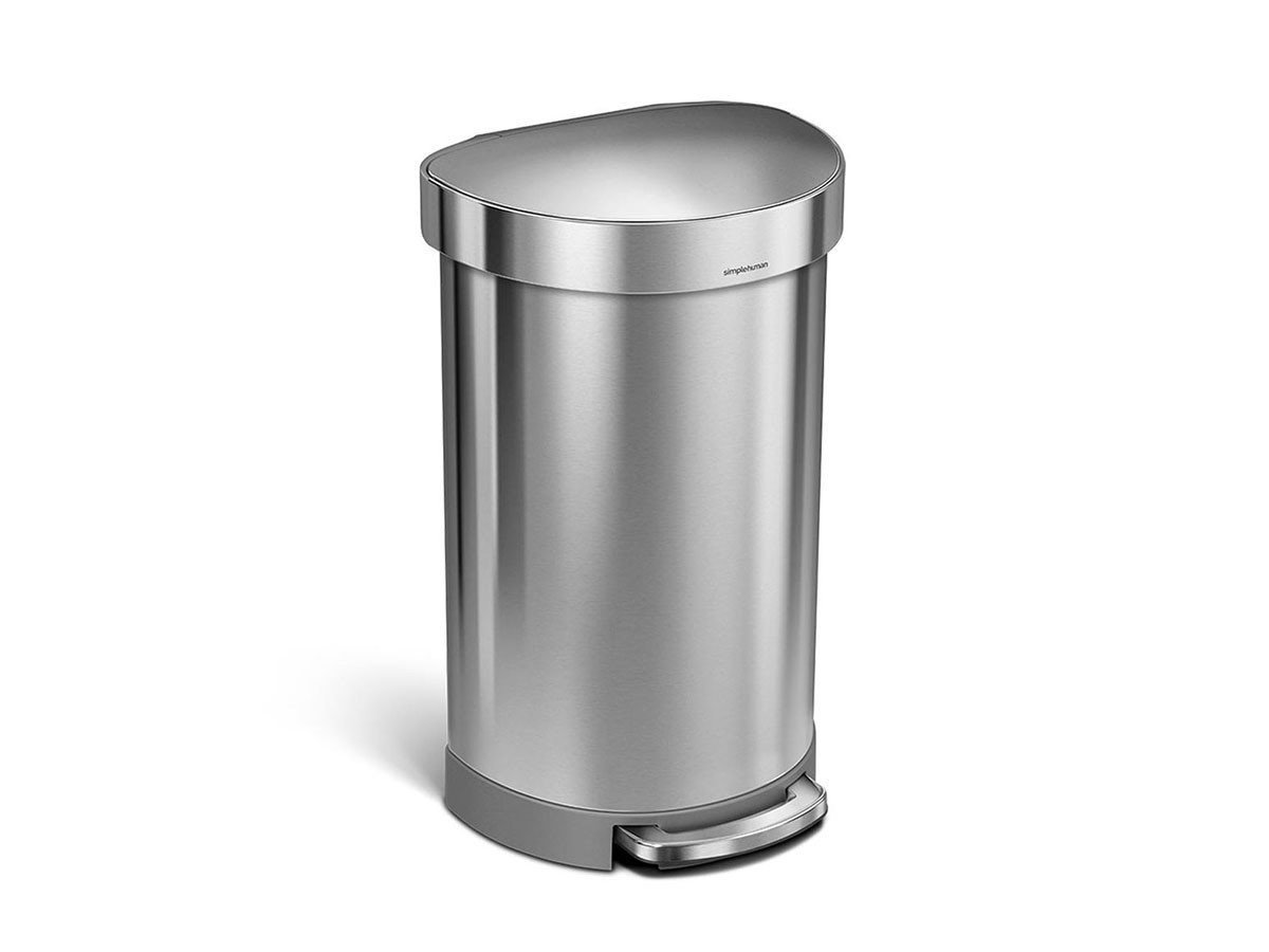 【シンプルヒューマン/SIMPLEHUMAN / GOODS】のSTEP CAN / ステップカン セミラウンド ステップダストボックス 45L 人気、トレンドファッション・服の通販 founy(ファニー)  送料無料 Free Shipping コーティング Coating, Coated Finish フラット Flat, Flat Shoes ボックス Boxy, Box Shape ラウンド Round, Round Neck ホーム・キャンプ・アウトドア・お取り寄せ Home Living / Home & Lifestyle / Camping Gear / Outdoor Camping 家具・インテリア Home Furniture & Interior. Stylish & Functional Living Spaces その他 インテリア雑貨、家具 Home Decor & Furniture Extras  other-1|ID: prp329100004750324 ipo3291000000034348508