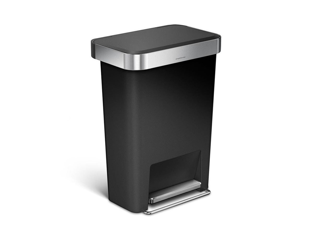 【シンプルヒューマン/SIMPLEHUMAN / GOODS】のSTEP CAN / ステップカン レクタンギュラー ステップダストボックス ライナーポケット付 45L プラスチック インテリア・キッズ・メンズ・レディースファッション・服の通販 founy(ファニー)  送料無料 Free Shipping インナー Innerwear ボックス Boxy, Box Shape ポケット Pocket, Pocket Detail ライナー Liner, Inner Layer ホーム・キャンプ・アウトドア・お取り寄せ Home Living / Home & Lifestyle / Camping Gear / Outdoor Camping 家具・インテリア Home Furniture & Interior. Stylish & Functional Living Spaces その他 インテリア雑貨、家具 Home Decor & Furniture Extras ブラック|ID: prp329100004750326 ipo3291000000034348520