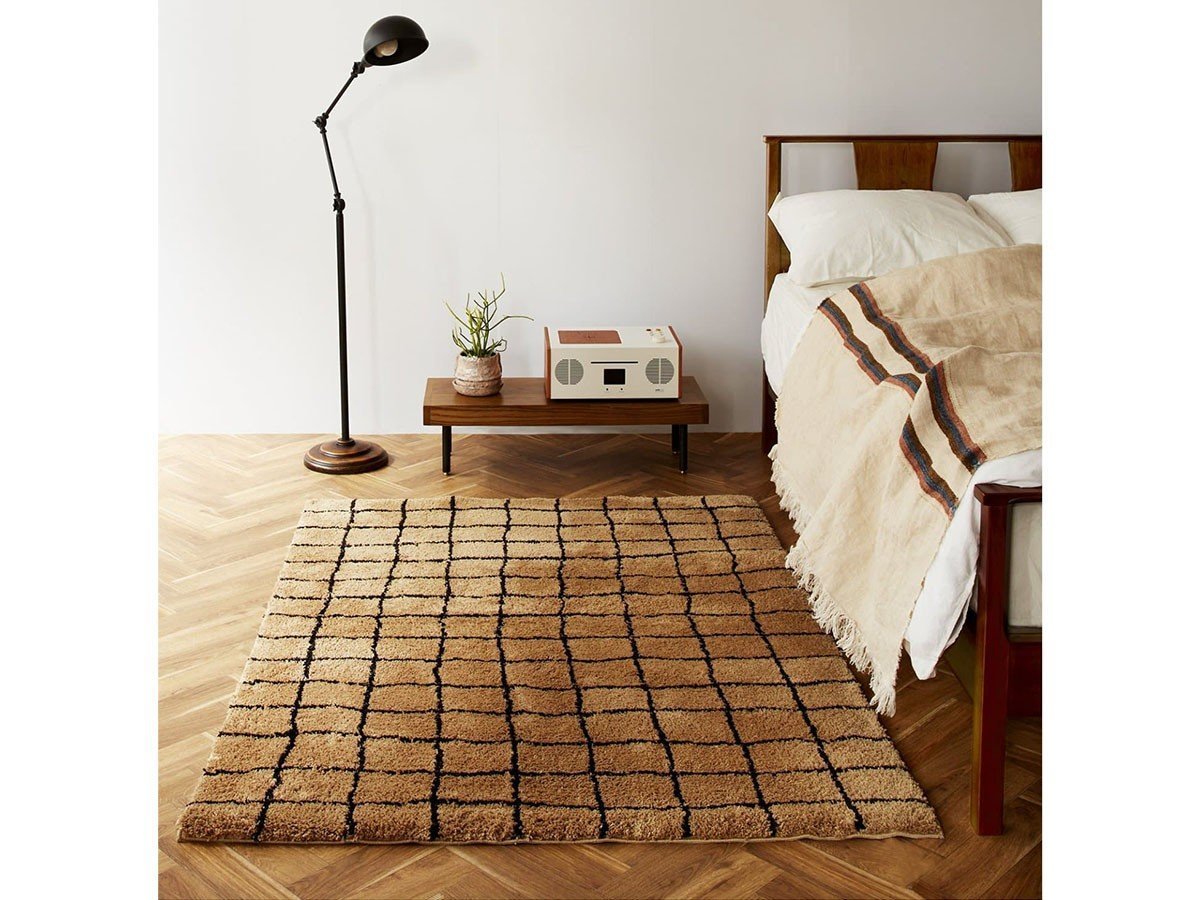 【ジャーナルスタンダード ファニチャー/journal standard Furniture / GOODS】のGRID RUG / グリッド ラグ インテリア・キッズ・メンズ・レディースファッション・服の通販 founy(ファニー) 　送料無料　Free Shipping　モダン　Modern, Contemporary　ホーム・キャンプ・アウトドア・お取り寄せ　Home Living / Home & Lifestyle / Camping Gear / Outdoor Camping　家具・インテリア　Home Furniture & Interior. Stylish & Functional Living Spaces　その他 インテリア雑貨、家具　Home Decor & Furniture Extras　サイズ:160 × 120cm|ID: prp329100004754184 ipo3291000000034388357