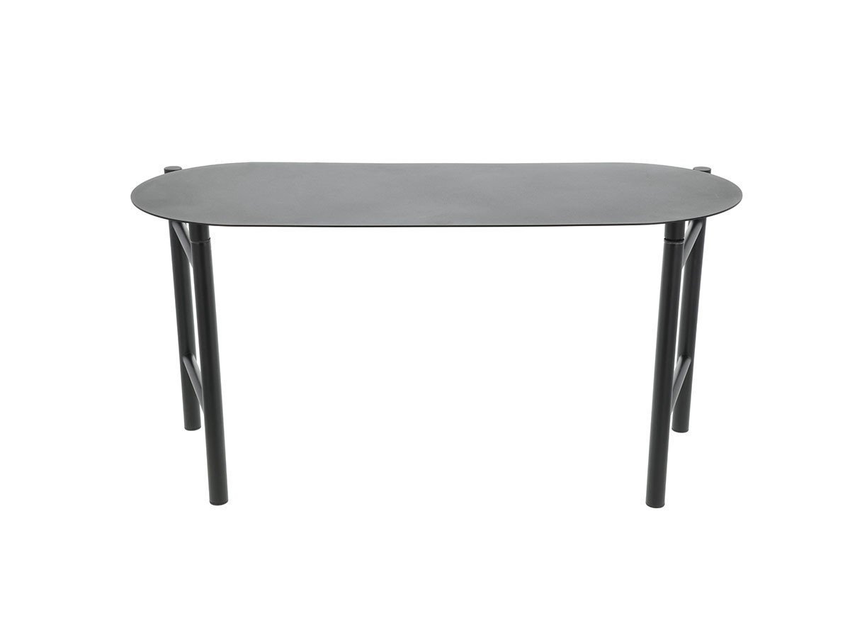 【ゾーン デンマーク/ZONE DENMARK / GOODS】のDISC Folding Cafe Bench / ディスク フォールディング カフェベンチ インテリア・キッズ・メンズ・レディースファッション・服の通販 founy(ファニー) 　送料無料　Free Shipping　クッション　Cushion, Throw Pillow　シンプル　Simple, Minimal　パウダー　Powder, Soft Tone　フレーム　Frame, Outline　ブラック|ID: prp329100004762067 ipo3291000000034464513