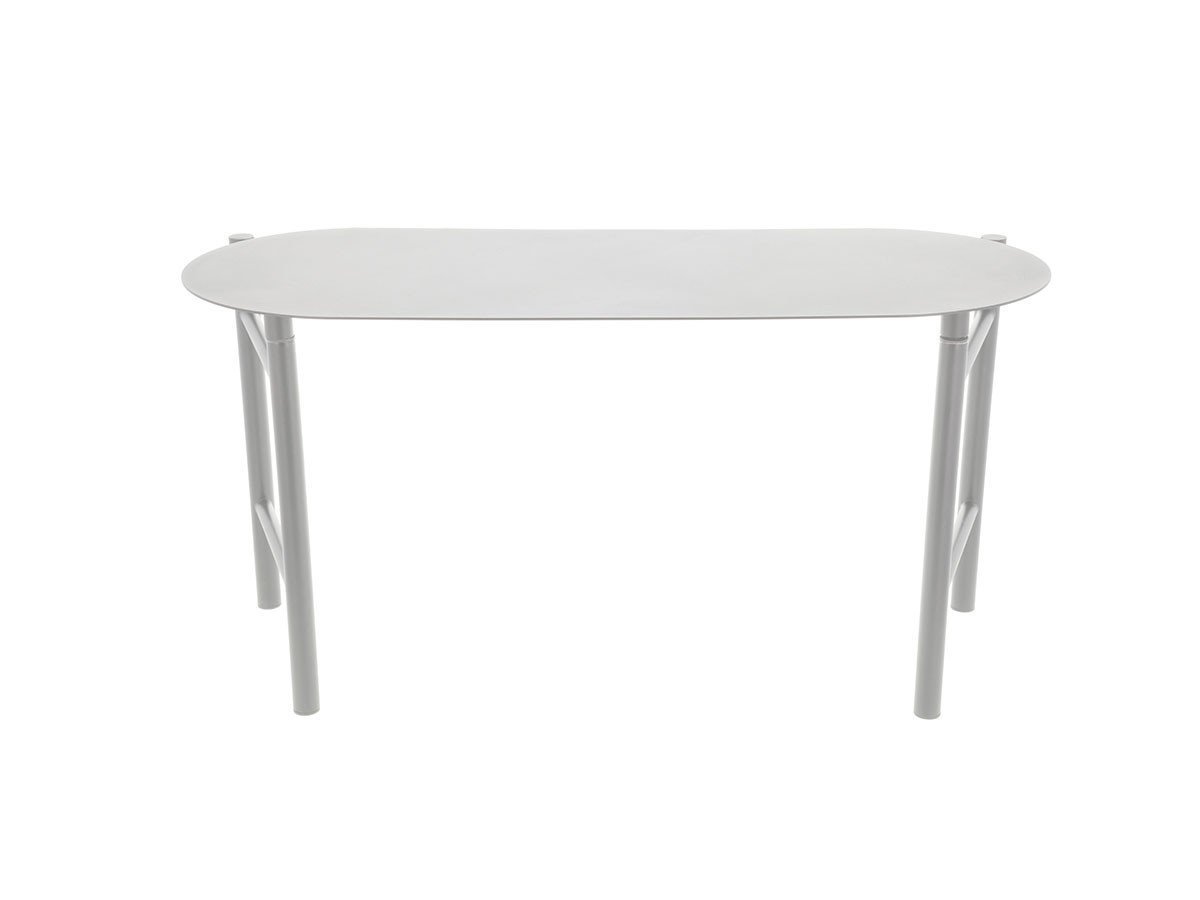 【ゾーン デンマーク/ZONE DENMARK / GOODS】のDISC Folding Cafe Bench / ディスク フォールディング カフェベンチ インテリア・キッズ・メンズ・レディースファッション・服の通販 founy(ファニー) 　送料無料　Free Shipping　クッション　Cushion, Throw Pillow　シンプル　Simple, Minimal　パウダー　Powder, Soft Tone　フレーム　Frame, Outline　ソフトグレー|ID: prp329100004762067 ipo3291000000034464514