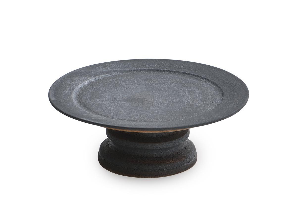 【ミシンポタリークリエーション/MISHIM POTTERY CREATION / GOODS】のfractal cake plate + stand / フラクタル ケーキプレート + スタンド(スス) インテリア・キッズ・メンズ・レディースファッション・服の通販 founy(ファニー) クラシカル Classical, Vintage-Inspired コレクション Collection, Seasonal Line シェイプ Shape, Slim Fit シンプル Simple, Minimal スタンド Stand Collar, Upright Stand センター Center, Center Line 皿 Plate, Dish テーブル Table, Dining Table プレート Plate, Dish -|ID: prp329100004764950 ipo3291000000034496643