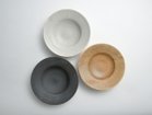 【ミシンポタリークリエーション/MISHIM POTTERY CREATION / GOODS】のfractal bowl / フラクタル ボウル(スス) 左下から:susu / スス(本商品)、hibi / ヒビ、sabi / サビ|ID: prp329100004764956 ipo3291000000034496695