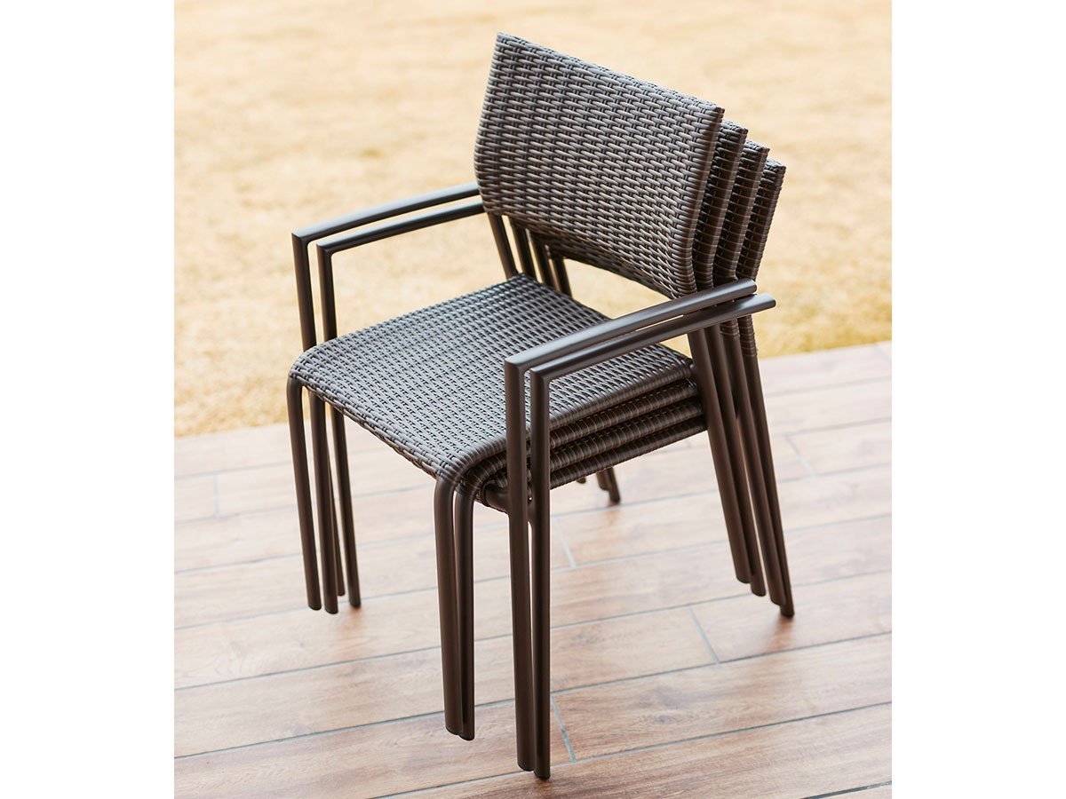 【アボール/ABORD / GOODS】のGarden Chair / ガーデンチェア G101 / G101C インテリア・キッズ・メンズ・レディースファッション・服の通販 founy(ファニー) 　アウトドア　Outdoor Clothing　アクリル　Acrylic Material　ガーデン　Garden, Gardening　クッション　Cushion, Throw Pillow　ファブリック　Fabric, Textile　ラタン　Rattan, Woven Rattan　リゾート　Resort, Vacation Style　送料無料　Free Shipping　スタッキング(重ね置き)参考イメージ|ID: prp329100004766728 ipo3291000000035014022
