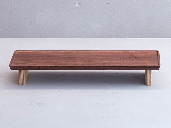 【キキメ/KIKIME / GOODS】のozen / オゼン ウッドボードL インテリア・キッズ・メンズ・レディースファッション・服の通販 founy(ファニー) ウッド Wooden Design テーブル Table, Dining Table プレート Plate, Dish ペーパー Paper, Kraft Paper モダン Modern, Contemporary 送料無料 Free Shipping ウォールナット / ブルー|ID: prp329100004768452 ipo3291000000034536978