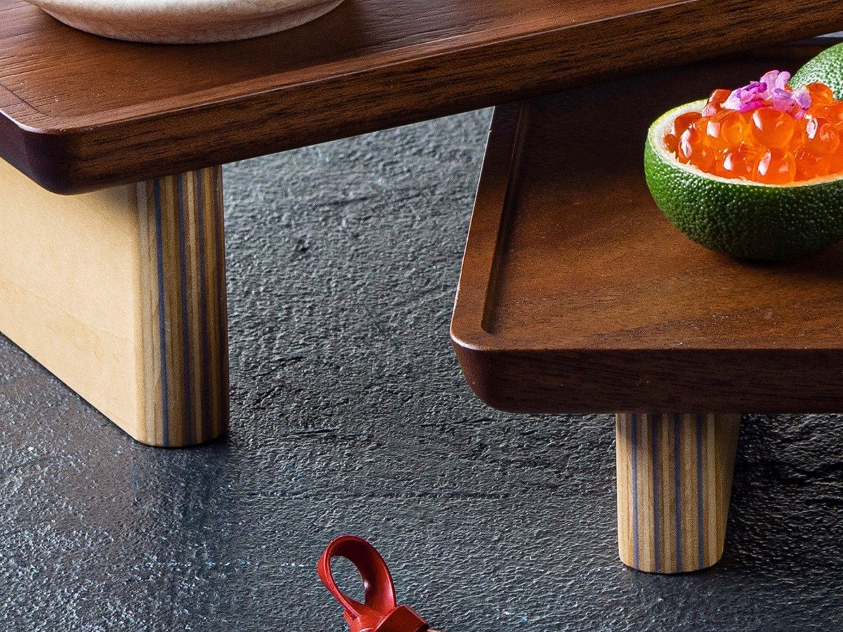 【キキメ/KIKIME / GOODS】のozen / オゼン ウッドボードL インテリア・キッズ・メンズ・レディースファッション・服の通販 founy(ファニー) ウッド Wooden Design テーブル Table, Dining Table プレート Plate, Dish ペーパー Paper, Kraft Paper モダン Modern, Contemporary 送料無料 Free Shipping ウォールナット / ブルー|ID: prp329100004768452 ipo3291000000034536981