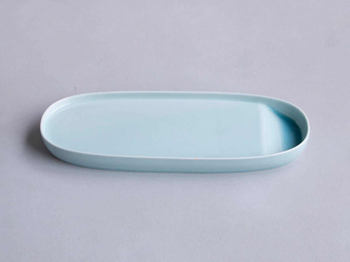 【キキメ/KIKIME / GOODS】のsuzuri / スズリ プレート ロング インテリア・キッズ・メンズ・レディースファッション・服の通販 founy(ファニー) テーブル Table, Dining Table フォルム Silhouette, Form プレート Plate, Dish ロング Long, Long-Length エレガント 上品 Elegant 皿 Plate, Dish ライトブルー|ID: prp329100004768457 ipo3291000000034537013