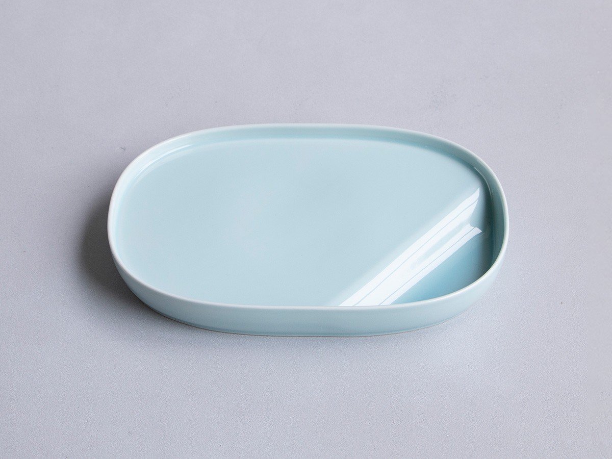 【キキメ/KIKIME / GOODS】のsuzuri / スズリ プレート オーバル インテリア・キッズ・メンズ・レディースファッション・服の通販 founy(ファニー) オーバル Oval Design テーブル Table, Dining Table フォルム Silhouette, Form プレート Plate, Dish エレガント 上品 Elegant 皿 Plate, Dish ライトブルー|ID: prp329100004768458 ipo3291000000034537024