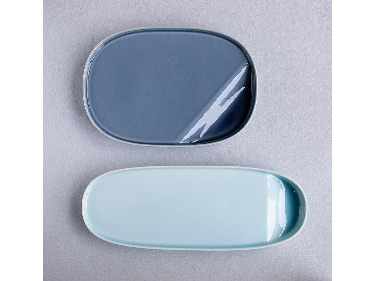 【キキメ/KIKIME / GOODS】のsuzuri / スズリ プレート オーバル インテリア・キッズ・メンズ・レディースファッション・服の通販 founy(ファニー) オーバル Oval Design テーブル Table, Dining Table フォルム Silhouette, Form プレート Plate, Dish エレガント 上品 Elegant 皿 Plate, Dish 上:本商品、下:サイズ違いの「ロング」|ID: prp329100004768458 ipo3291000000034537030