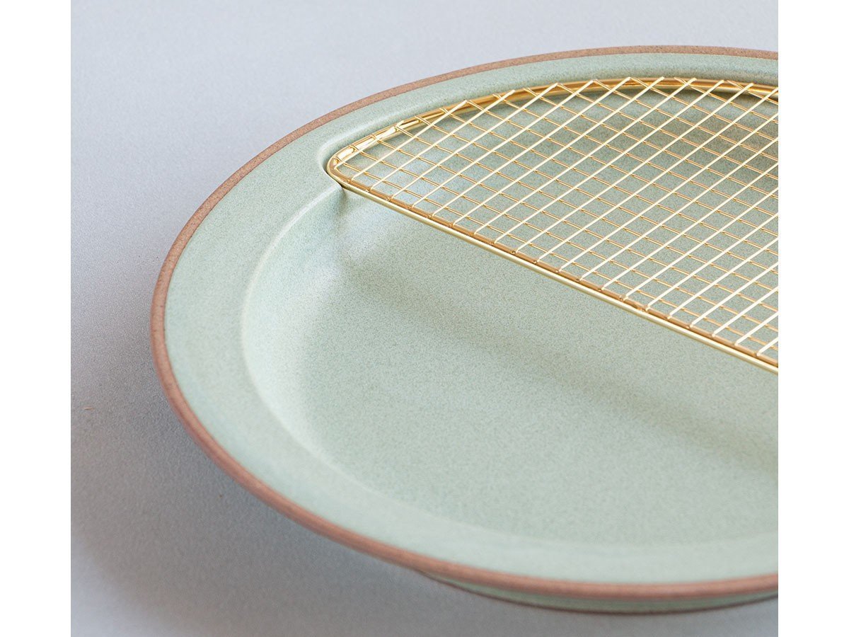 【キキメ/KIKIME / GOODS】のamime / アミメ プレート 半月 純金網 インテリア・キッズ・メンズ・レディースファッション・服の通販 founy(ファニー) 皿 Plate, Dish テーブル Table, Dining Table なめらか Smooth, Silky Texture プレート Plate, Dish モダン Modern, Contemporary グリーン|ID: prp329100004768462 ipo3291000000034537064