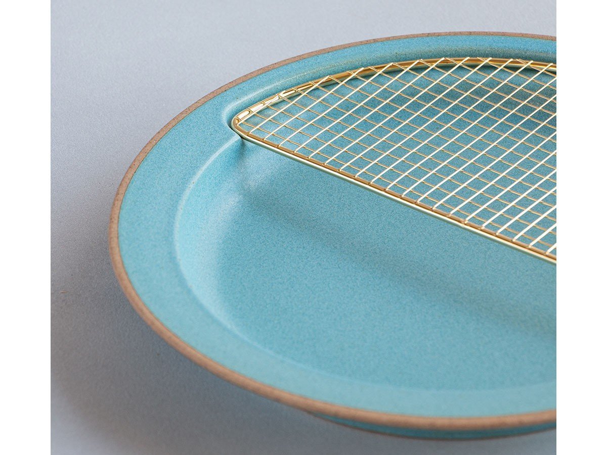 【キキメ/KIKIME / GOODS】のamime / アミメ プレート 半月 純金網 インテリア・キッズ・メンズ・レディースファッション・服の通販 founy(ファニー) 皿 Plate, Dish テーブル Table, Dining Table なめらか Smooth, Silky Texture プレート Plate, Dish モダン Modern, Contemporary ターコイズブルー|ID: prp329100004768462 ipo3291000000034537066