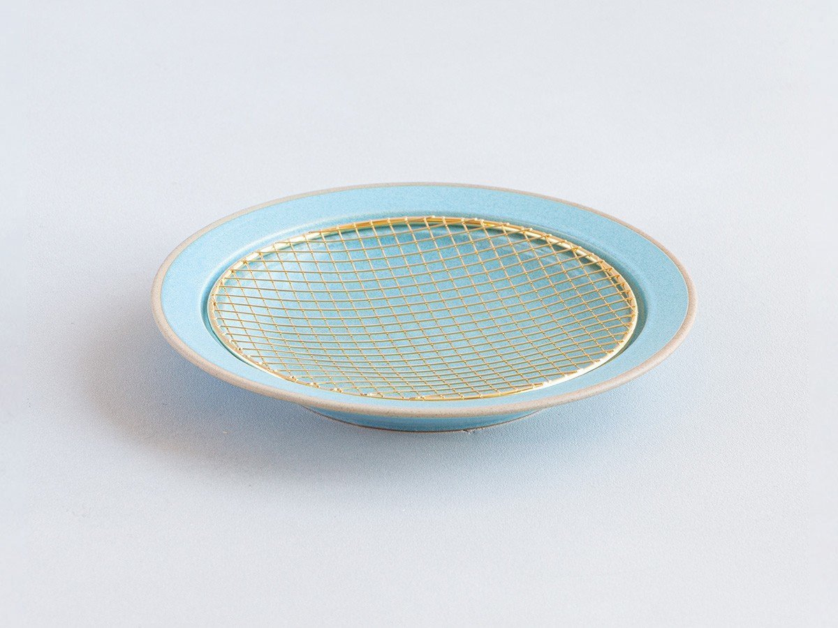 【キキメ/KIKIME / GOODS】のamime / アミメ プレート S 純金網 インテリア・キッズ・メンズ・レディースファッション・服の通販 founy(ファニー) 皿 Plate, Dish テーブル Table, Dining Table なめらか Smooth, Silky Texture プレート Plate, Dish モダン Modern, Contemporary ターコイズブルー|ID: prp329100004768464 ipo3291000000034537080