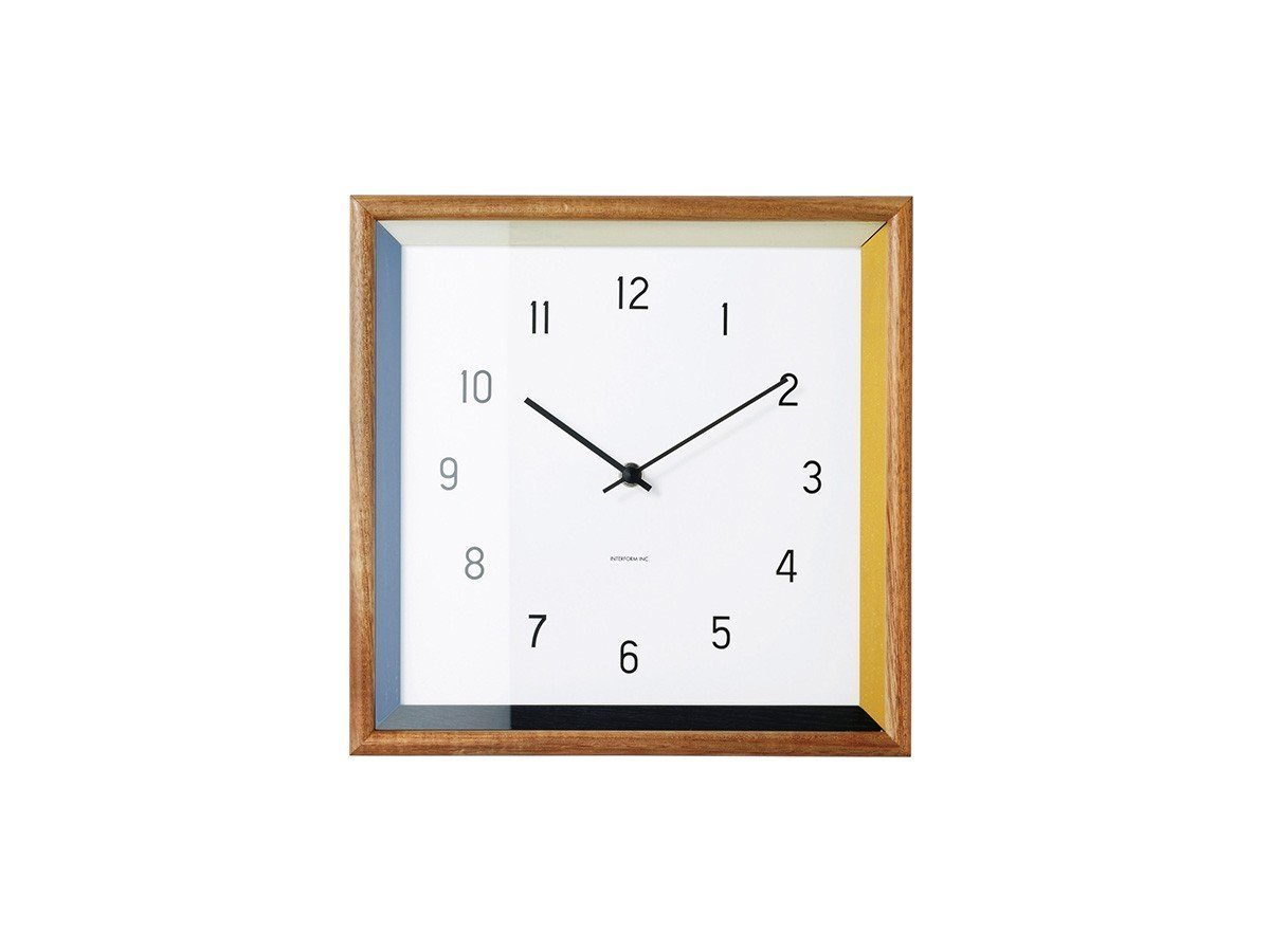 【フライミーパーラー/FLYMEe Parlor / GOODS】のWall Clock / ウォールクロック #121611 インテリア・キッズ・メンズ・レディースファッション・服の通販 founy(ファニー) 送料無料 Free Shipping カラフル Colorful Design スクエア Square, Square Shape バランス Balance, Style Balance フォルム Silhouette, Form 時計 Watch, Wristwatch ホーム・キャンプ・アウトドア・お取り寄せ Home Living / Home & Lifestyle / Camping Gear / Outdoor Camping 家具・インテリア Home Furniture & Interior. Stylish & Functional Living Spaces その他 インテリア雑貨、家具 Home Decor & Furniture Extras ブルー|ID: prp329100004770404 ipo3291000000034556458