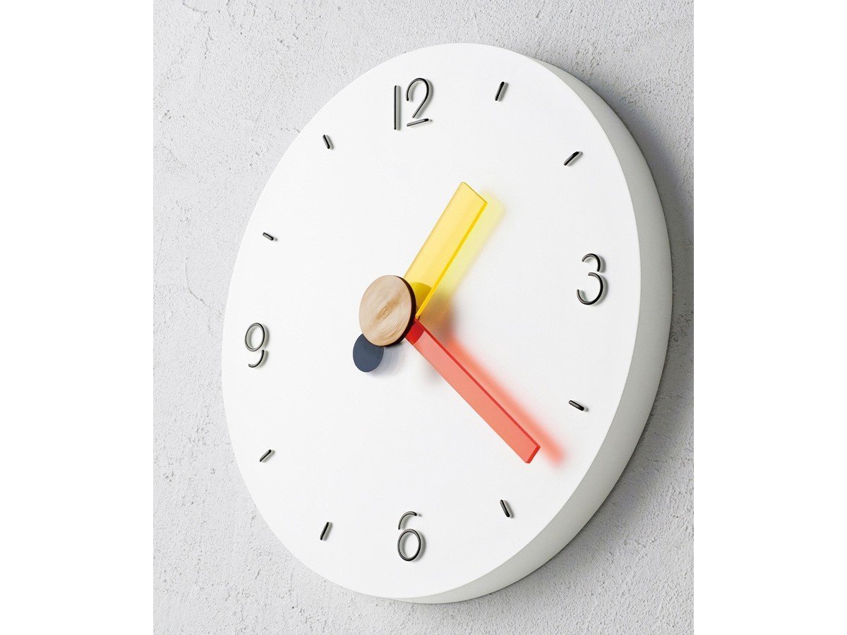 【フライミーパーラー/FLYMEe Parlor / GOODS】のWall Clock / ウォールクロック #121610 インテリア・キッズ・メンズ・レディースファッション・服の通販 founy(ファニー) 送料無料 Free Shipping ウッド Wooden Design グラフィック Graphic, Graphic Design 時計 Watch, Wristwatch ホーム・キャンプ・アウトドア・お取り寄せ Home Living / Home & Lifestyle / Camping Gear / Outdoor Camping 家具・インテリア Home Furniture & Interior. Stylish & Functional Living Spaces その他 インテリア雑貨、家具 Home Decor & Furniture Extras 透明感のあるアクリルの針が文字盤にもビビッドな色を落とします。|ID: prp329100004770405 ipo3291000000034556465