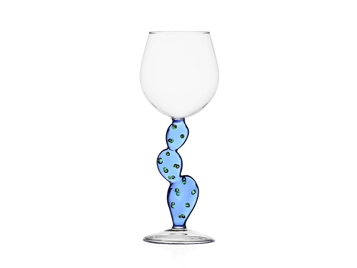 【イッケンドルフ ミラノ/ICHENDORF MILANO / GOODS】のDesert Plants Wine Glass Cactus / デザートプラント ステムグラス カクタス 350ml インテリア・キッズ・メンズ・レディースファッション・服の通販 founy(ファニー) ガラス Glass, Glassware グラス Glass, Eyewear テーブル Table, Dining Table デザート Dessert, Sweet Treat フォルム Silhouette, Form モチーフ Motif, Design Theme ライトブルー|ID: prp329100004771404 ipo3291000000034567021
